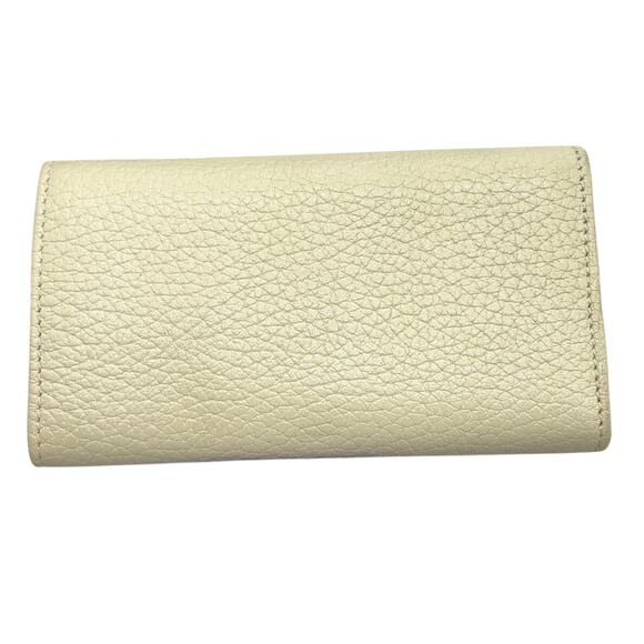 Christian Dior CD Logo Leather Beige x Brown 6-Ring Key Case W/Paper Bag - Picture 3 of 16